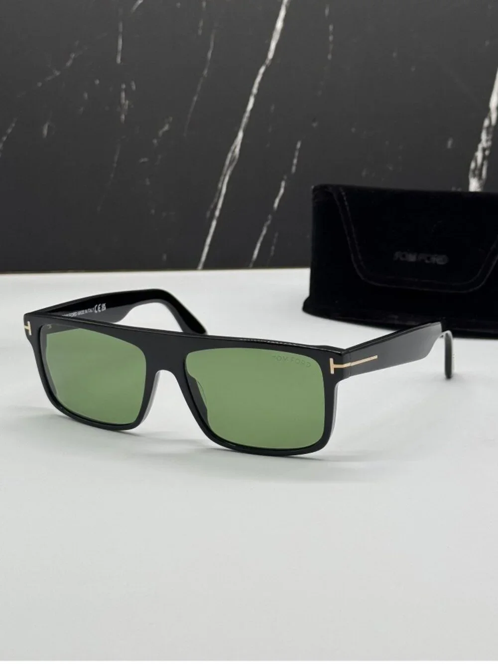 New Tom Ford Philippe-02 TF999 01N Black Green Sunglasses FT0999/S